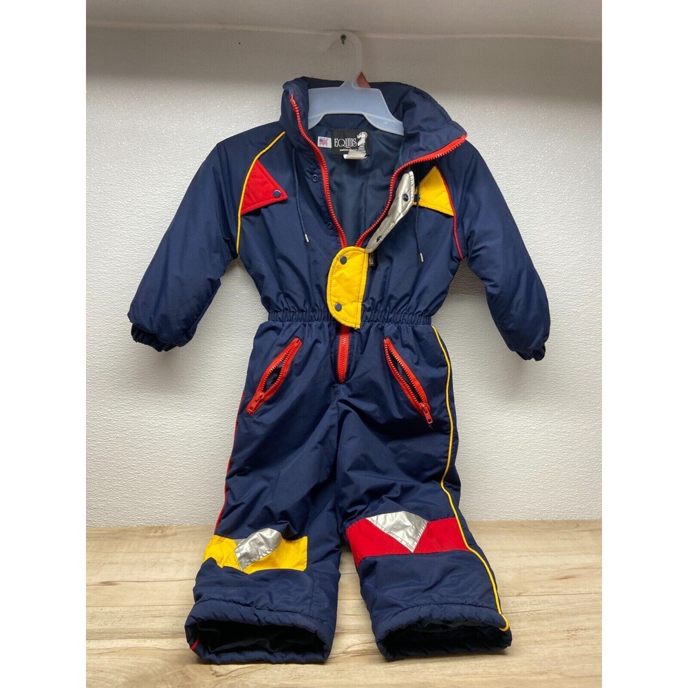Vtg Equus Americas Cup Kids Ski Suit Size: 4 Made In USA